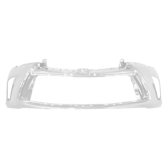 Toyota Camry Front Bumper Without Sensor Holes - TO1000409