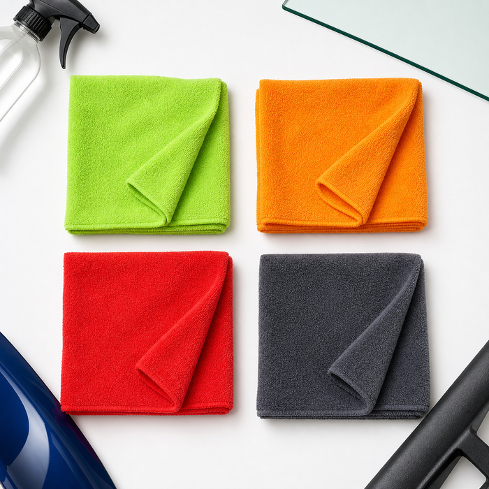 Edgeless Microfiber Detailing Towels - 350 GSM, Paint-Safe, 16 x 16 in