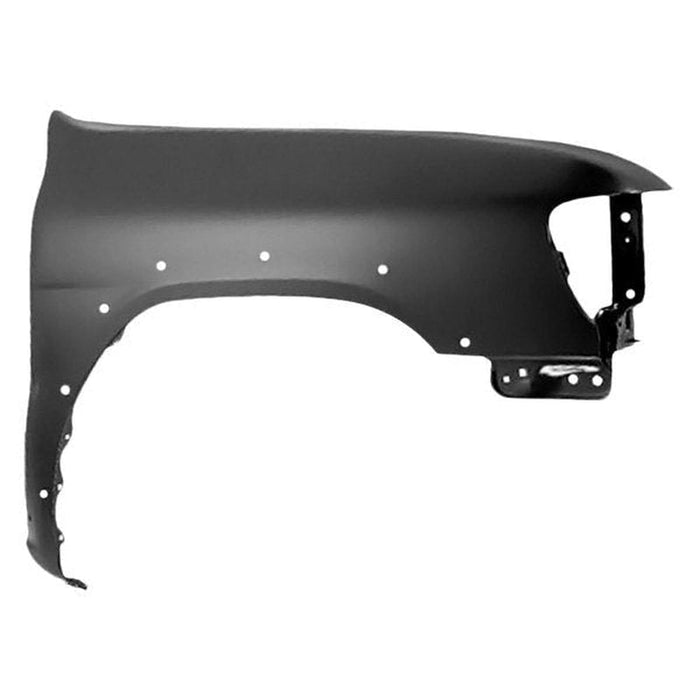 1999-2001 Nissan Pathfinder XE Passenger Side Fender Without Flare Hole - NI1241175-Partify-Painted-Replacement-Body-Parts