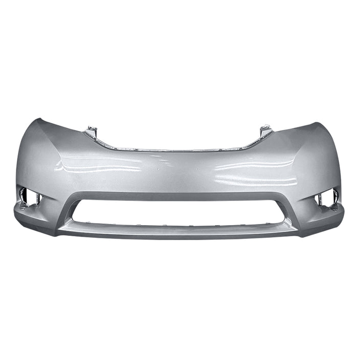 Toyota Sienna Base/L/LE/XLE & Without Sensor Holes Front Bumper - TO1000369