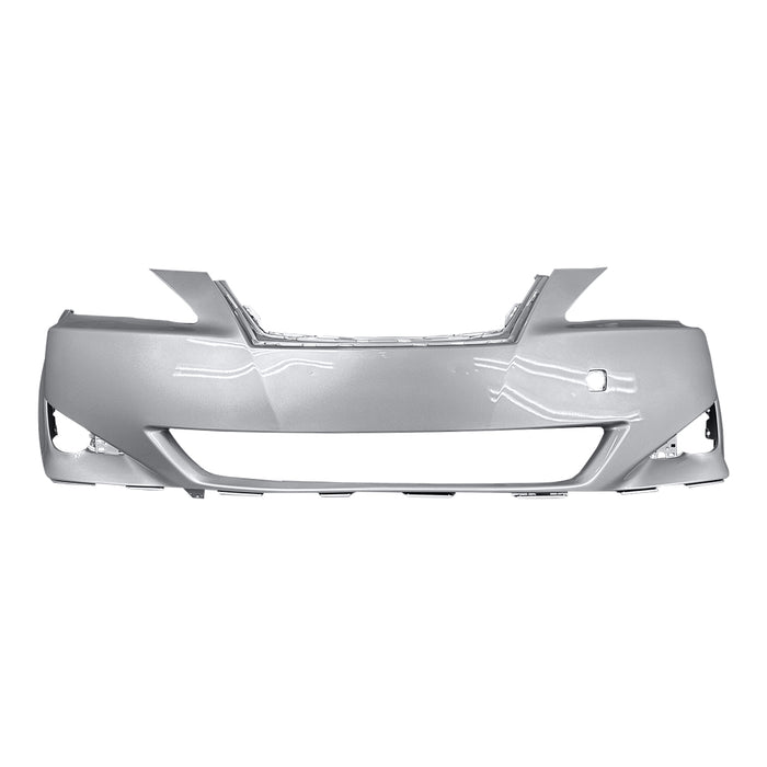 Lexus IS Front Bumper Without Sensor Holes & Without Headlight Washer Holes - LX1000163