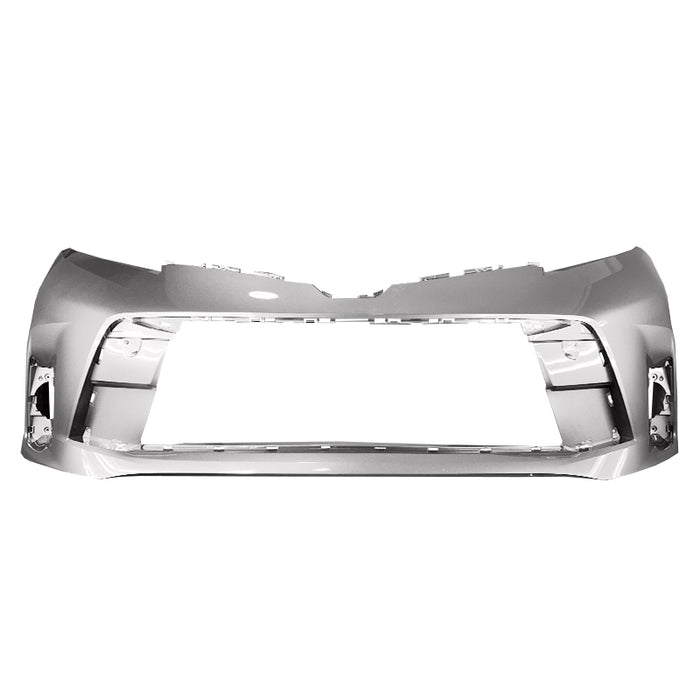 Toyota Sienna Front Bumper Without Sensor Holes - TO1000442