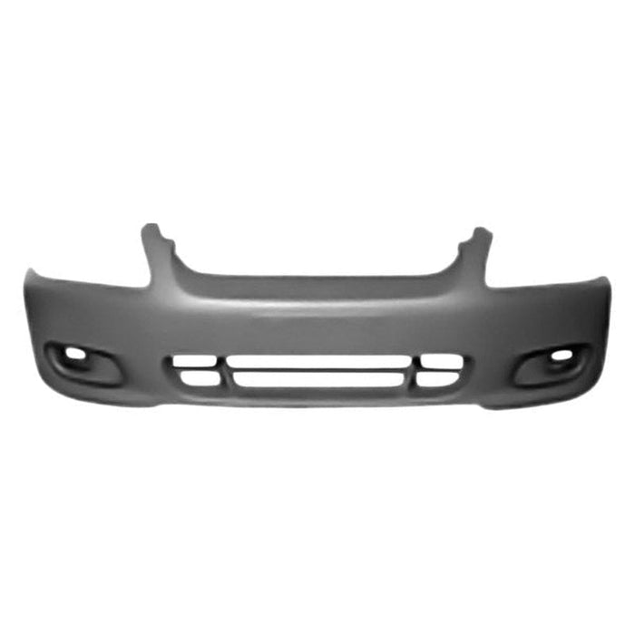 2000-2002 Hyundai Accent Sedan Front Bumper With Fog Light Holes - HY1000134-Partify-Painted-Replacement-Body-Parts