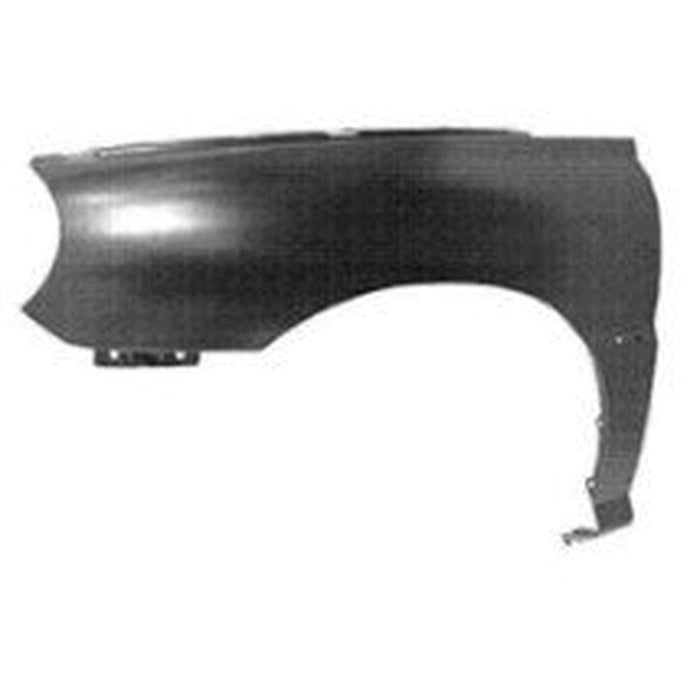 2001-2002 Kia Rio Sedan Driver Side Fender With Molding - KI1240103-Partify-Painted-Replacement-Body-Parts