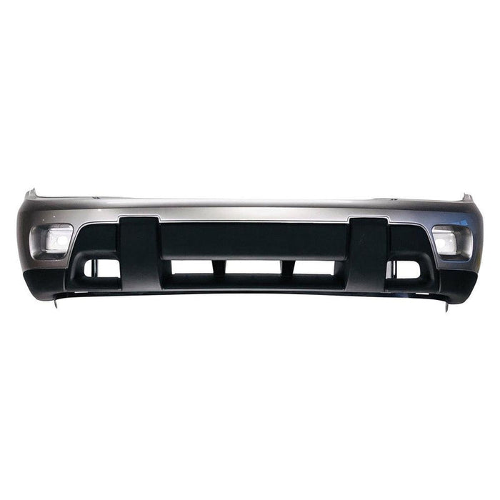 2002-2009 Chevrolet Trailblazer Front Bumper With Fog Light Holes & Textured Lower - GM1000639-Partify-Painted-Replacement-Body-Parts