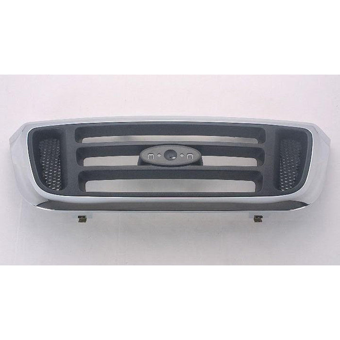 2004-2005 Ford Ranger Pickup 2WD Grille Chrome Gray 2WD - FO1200455-Partify-Painted-Replacement-Body-Parts