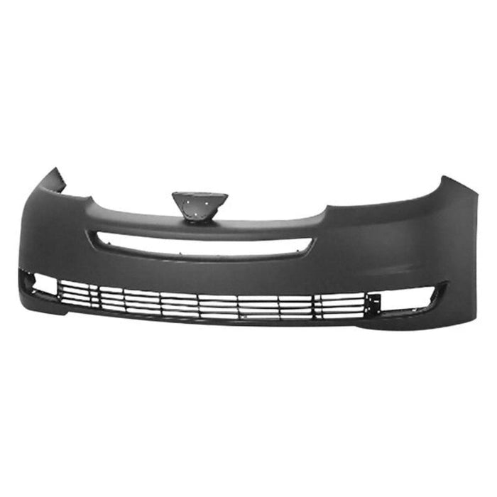 2004-2005 Toyota Sienna Front Bumper Without Sensor Holes & With Radar Cruise Control - TO1000271-Partify-Painted-Replacement-Body-Parts