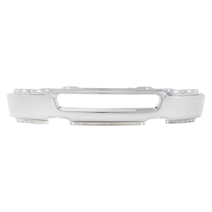 Chrome Ford F-150 CAPA Certified Front Bumper Without Fog Light Holes - FO1002388C