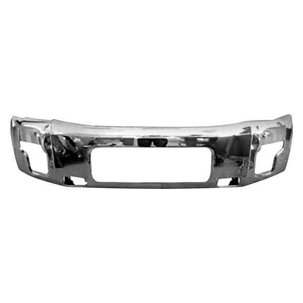 2004-2015 Chrome Nissan Titan Front Bumper - NI1002136-Partify-Painted-Replacement-Body-Parts