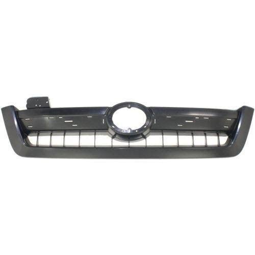 2005-2007 Toyota Sequoia Grille Matte Black With Chrome Insert Limited Edition Model - TO1200322-Partify-Painted-Replacement-Body-Parts