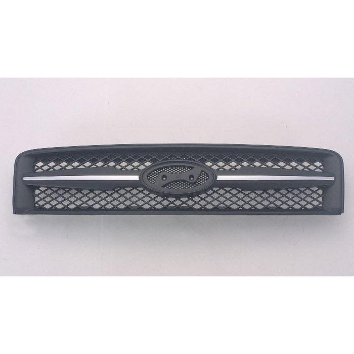 2005-2008 Hyundai Tucson Grille Chrome Black - HY1200142-Partify-Painted-Replacement-Body-Parts
