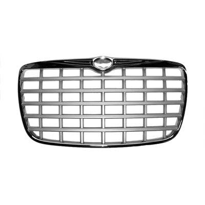 2005-2009 Chrysler 300 Grille Chrome Silver 2.7L/3.5L - CH1200275-Partify-Painted-Replacement-Body-Parts