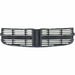 2006-2010 Dodge Charger Grille Matt Black With Painted Gray Frame Without Srt-8 Model - CH1200365-Partify-Painted-Replacement-Body-Parts