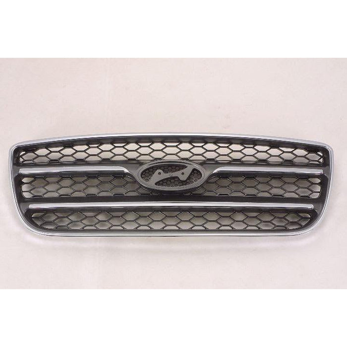 2007-2009 Hyundai Santa Fe Grille Chrome Black Limited - HY1200147-Partify-Painted-Replacement-Body-Parts