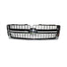 2007-2010 Chevrolet Pickup Chevy Silverado Grille Matte Black With Chrome Frame 2500/3500 - GM1200608-Partify-Painted-Replacement-Body-Parts
