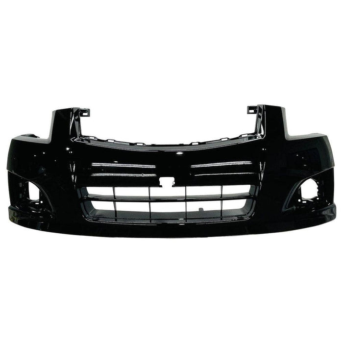 2007-2012 Nissan Sentra 2.5L Front Bumper With Fog Light Holes - NI1000262-Partify-Painted-Replacement-Body-Parts