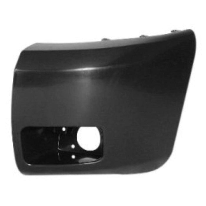 2007-2013 Chevrolet Silverado 1500 Driver Side Front Bumper End With Fog Lamp Hole - GM1004147-Partify-Painted-Replacement-Body-Parts
