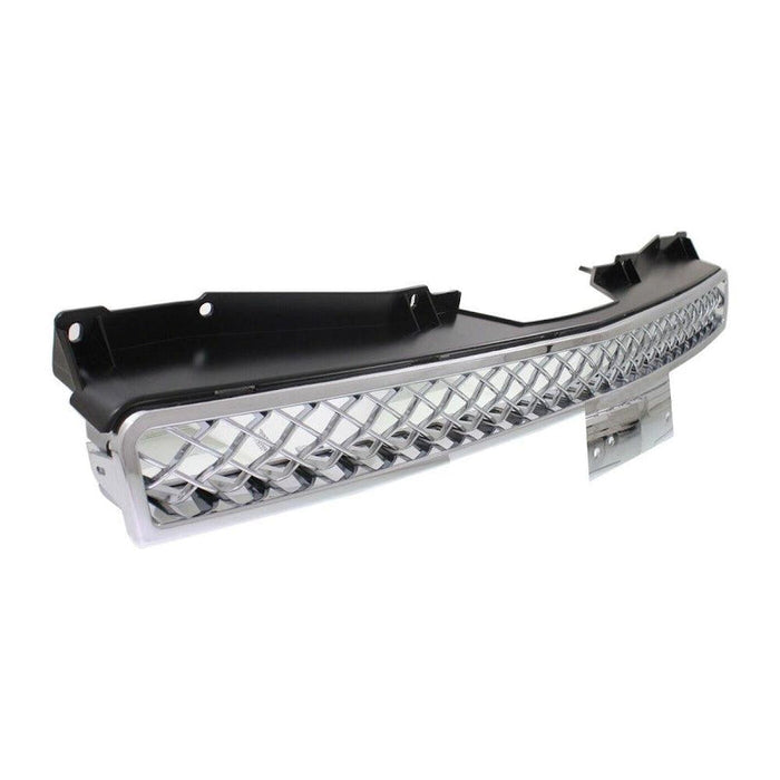 2007-2014 Chevrolet Avalanche Upper Grille Chrome Without Off Road - GM1200590-Partify-Painted-Replacement-Body-Parts
