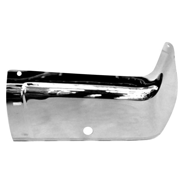 2007-2014 Chrome Chevrolet Silverado/GMC Sierra 1500/2500/3500/Base/Hybrid Driver Side Rear Bumper End With Sensor Holes - GM1104147-Partify-Painted-Replacement-Body-Parts