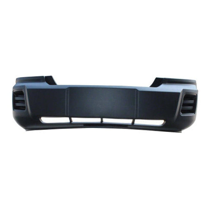 2008-2009 Dodge Dakota Pickup Front Bumper Without Flare Holes, Fog-Light Holes & With Tow Hook Holes - CH1000976-Partify-Painted-Replacement-Body-Parts