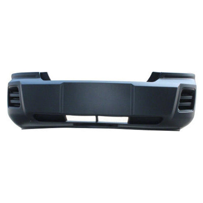 2008-2009 Dodge Dakota Pickup Front Bumper Without Flare Holes, Fog-Light Holes & Without Tow Hook Holes - CH1000975-Partify-Painted-Replacement-Body-Parts