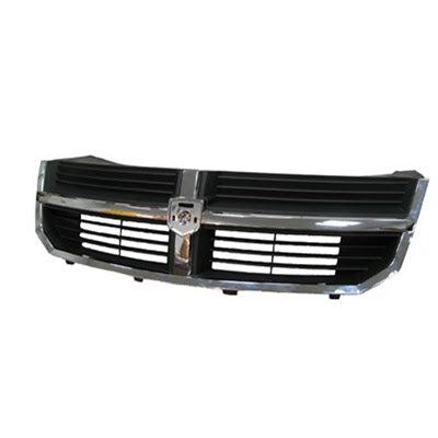 2008-2010 Dodge Avenger Grille Black With Chrome Frame - CH1200325-Partify-Painted-Replacement-Body-Parts