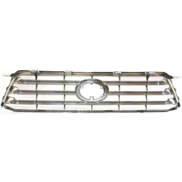 2008-2010 Toyota Highlander Grille Chrome Black - TO1200308-Partify-Painted-Replacement-Body-Parts