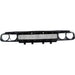 2008-2014 Dodge Challenger Grille Matte Black With Silver Trim - CH1200338-Partify-Painted-Replacement-Body-Parts