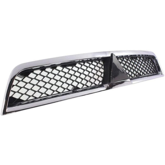 2008-2015 Mitsubishi Lancer Grille Chrome Black Exclude Evolution Models - MI1200255-Partify-Painted-Replacement-Body-Parts