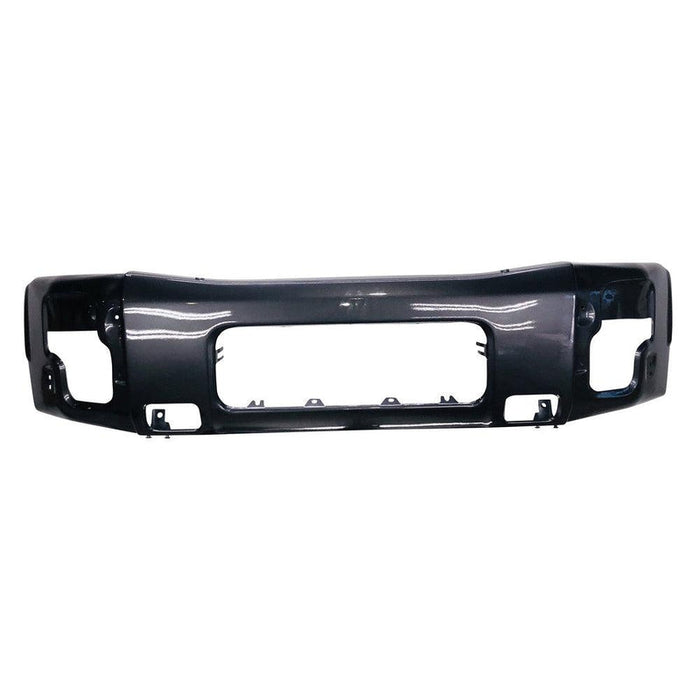 2008-2015 Nissan Titan Steel Front Bumper - NI1002142-Partify-Painted-Replacement-Body-Parts