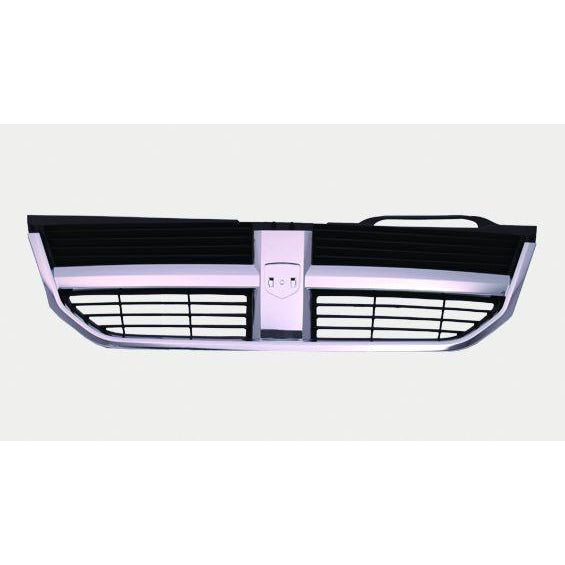 2009-2010 Dodge Journey Grille Black With Chrome Moulding - CH1200330-Partify-Painted-Replacement-Body-Parts