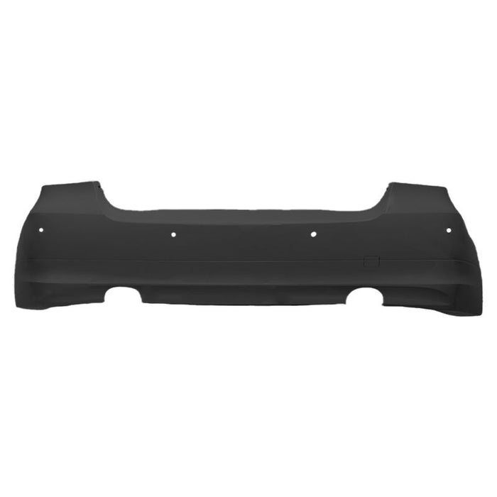 2009-2011 BMW 3-Series Sedan Rear Bumper Without Tow Hook Cover & With Sensor Holes - BM1100222-Partify-Painted-Replacement-Body-Parts