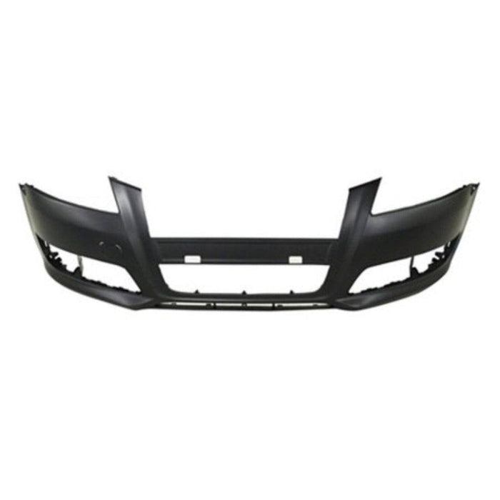 2009-2013 Audi A3 Front Bumper With Sensor Holes & With Headlight Washer Holes & Without Sport Package - AU1000201-Partify-Painted-Replacement-Body-Parts