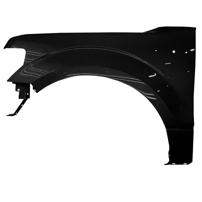 2009-2014 Ford F-150 Driver Side Fender Without Flare Hole - FO1240272-Partify-Painted-Replacement-Body-Parts