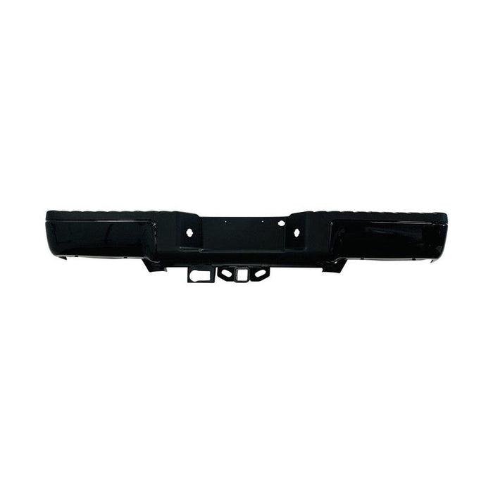 2009-2014 Ford F-150 Rear Bumper Assembly Without Sensor Holes & With Tow Hitch Included - FO1103163-Partify-Painted-Replacement-Body-Parts