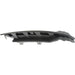 2010-2012 Chevrolet Malibu Lower Grille Driver Side Outer Matte Black With Black Moulding Ls Model - GM1038137-Partify-Painted-Replacement-Body-Parts