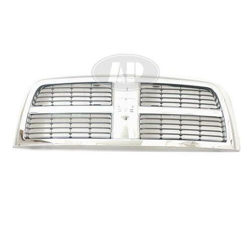 2010-2012 Dodge Pickup Dodge RAM 2500 3500 Grille Black With Chrome Frame - CH1200336-Partify-Painted-Replacement-Body-Parts
