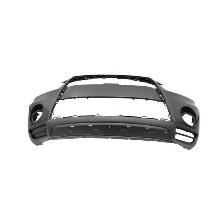Mitsubishi Outlander CAPA Certified Front Bumper With Skid Plate Holes - MI1000328C