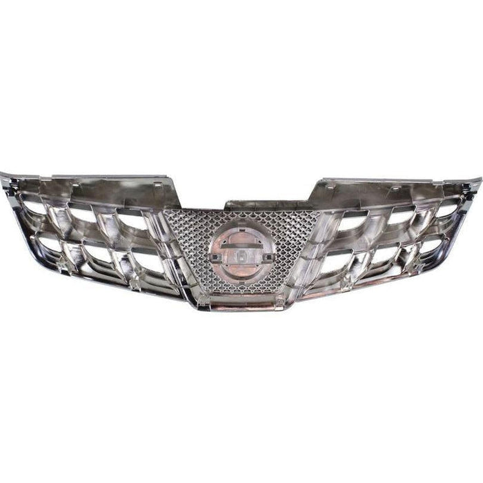 2011-2015 Nissan Rogue Grille Chrome Black Without Camera Exclude Krom Package - NI1200249-Partify-Painted-Replacement-Body-Parts