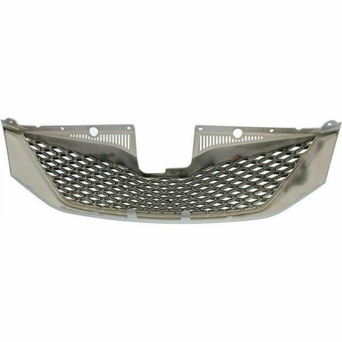 2011-2017 Toyota Sienna Grille Black Mesh With Chrome Moulding Without Cruise Control SE Model - TO1200356-Partify-Painted-Replacement-Body-Parts