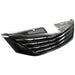 2011-2017 Toyota Sienna Grille Painted Black With Black Moulding 7Passenger Base Without Radar - TO1200332-Partify-Painted-Replacement-Body-Parts