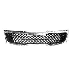 2012-2013 KIA Optima Grille With Chrome Moulding For USA Built Ex And Lx Models - KI1200184-Partify-Painted-Replacement-Body-Parts
