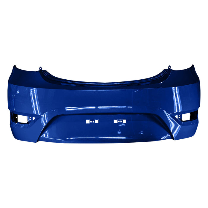 2012-2017 Hyundai Accent Hatchback Rear Bumper - HY1100183-Partify-Painted-Replacement-Body-Parts
