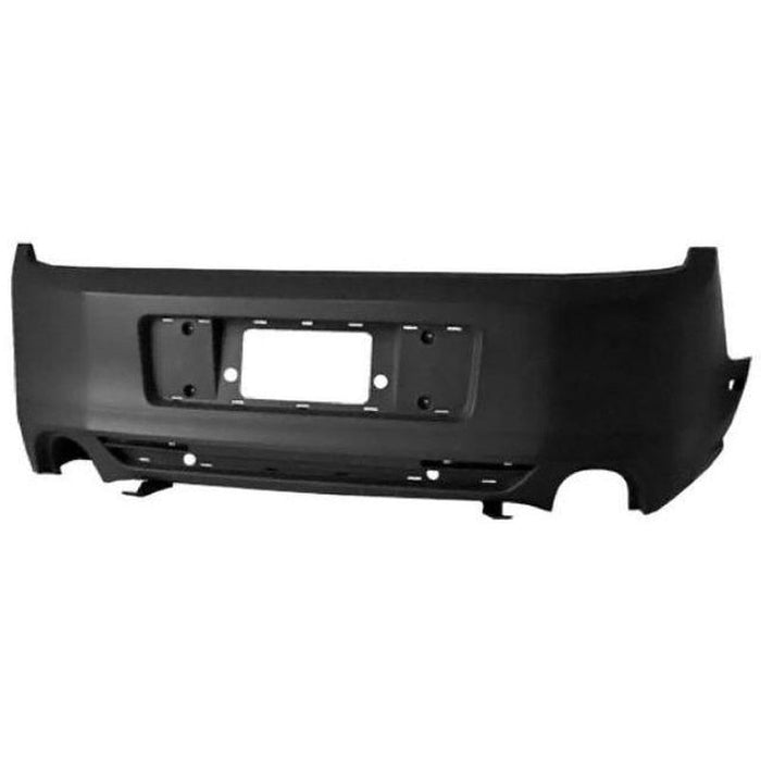 2013-2014 Ford Mustang Base/GT Rear Bumper Without Sensor Holes - FO1100687-Partify-Painted-Replacement-Body-Parts