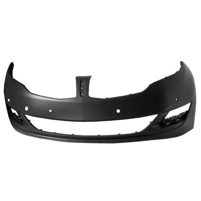 Lincoln MKZ CAPA Certified Front Bumper With Tow Hook Hole & With Sensor Holes - FO1000696C