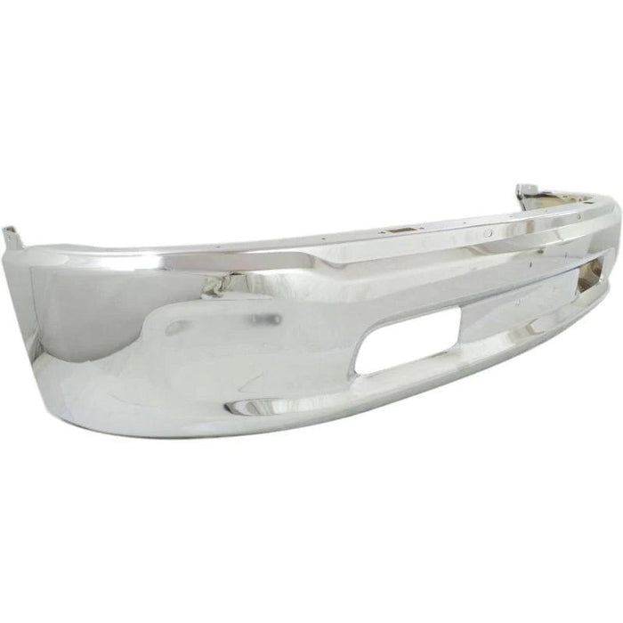2013-2021 Chrome Ram 1500/Classic 1500 Front Bumper Without Sensor Holes & Without Fog Light Holes - CH1002397-Partify-Painted-Replacement-Body-Parts