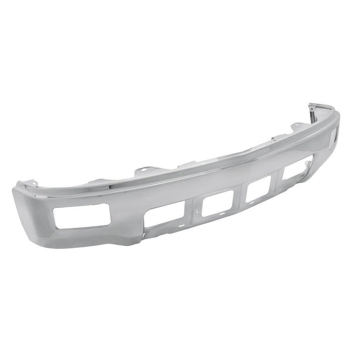 2014-2015 Chrome Chevrolet Silverado 1500 Front Bumper Without Sensor Holes & With Fog Light Holes - GM1002843-Partify-Painted-Replacement-Body-Parts