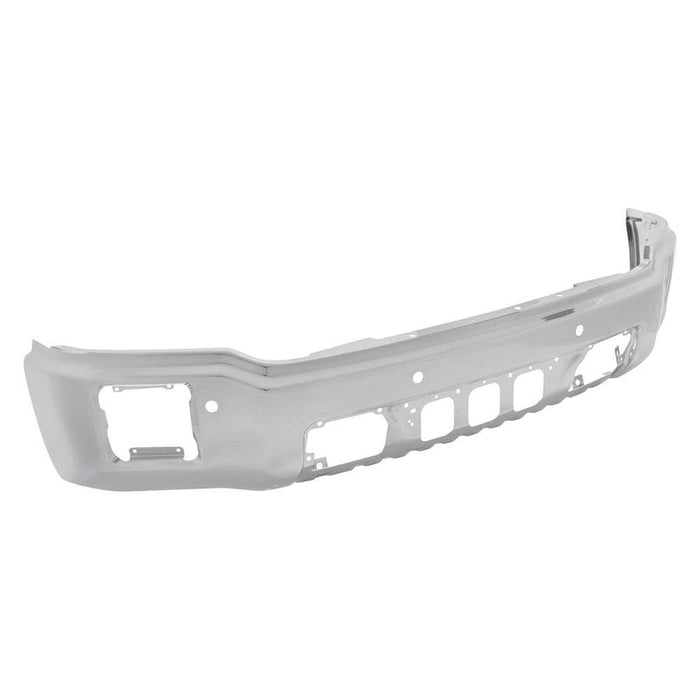 2014-2015 Chrome GMC Sierra 1500 Front Bumper With Sensor Holes - GM1002847-Partify-Painted-Replacement-Body-Parts