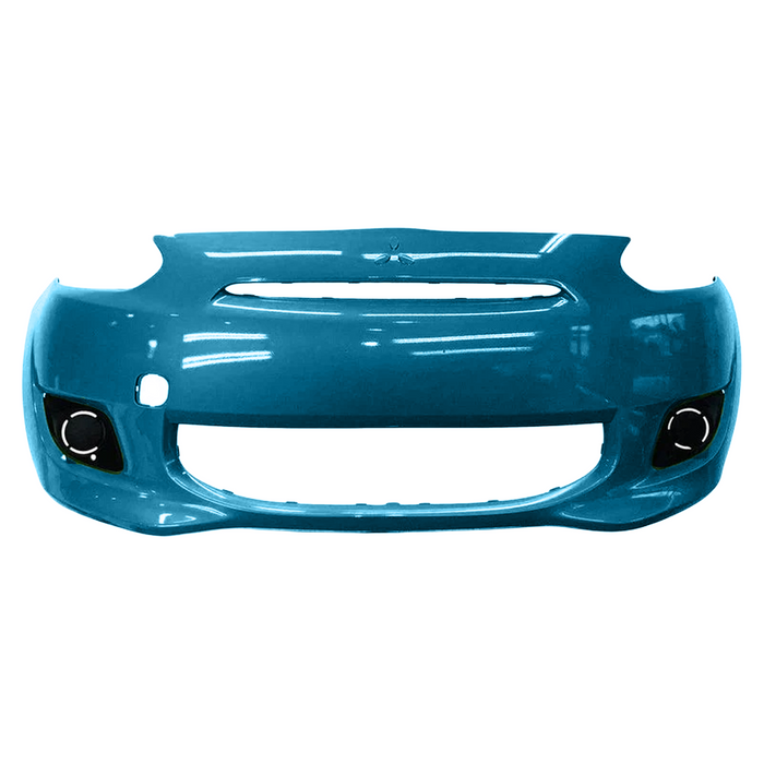 2014-2015 Mitsubishi Mirage Front Bumper - MI1000338-Partify-Painted-Replacement-Body-Parts