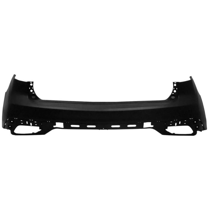 Acura MDX CAPA Certified Rear Bumper Without Sensor Holes - AC1100170C